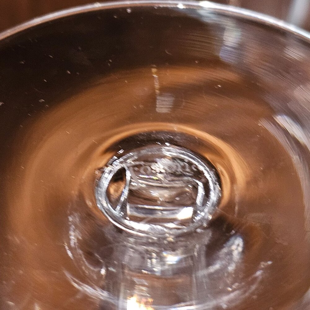 Fostoria Puritan crystal Ice Tea Glasses 6" set-3 midcentury modern minimalist - Picture 6 of 9